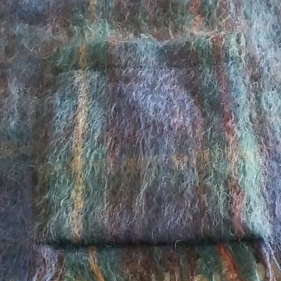 mohair wool scarf made in Scotland - Picture 2 of 4